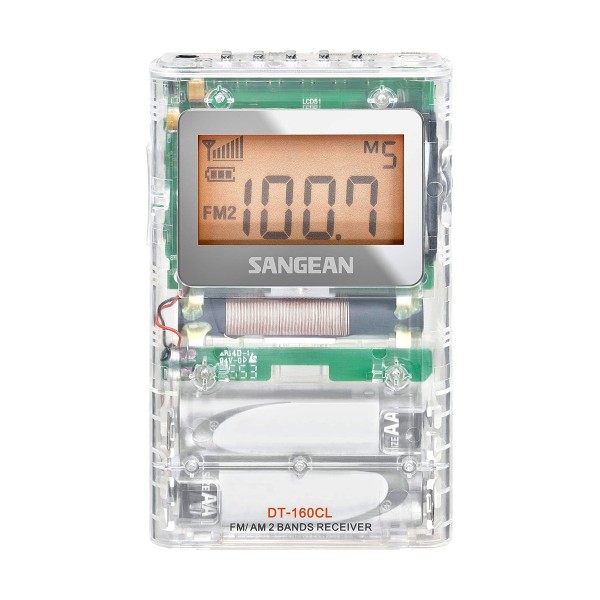 Sangean dt-160 clear / radio portátil